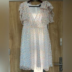 Halogen Polk a dot dress